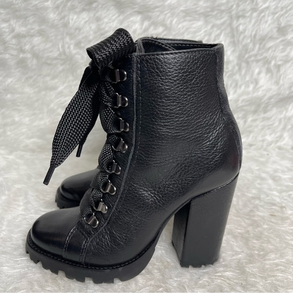 Schutz Zhara Lace-Up Boot in black size 5 - Picture 5 of 14